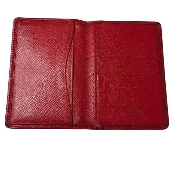Louis Vuitton Epi Card Case Red Holder - Picture 3 of 16